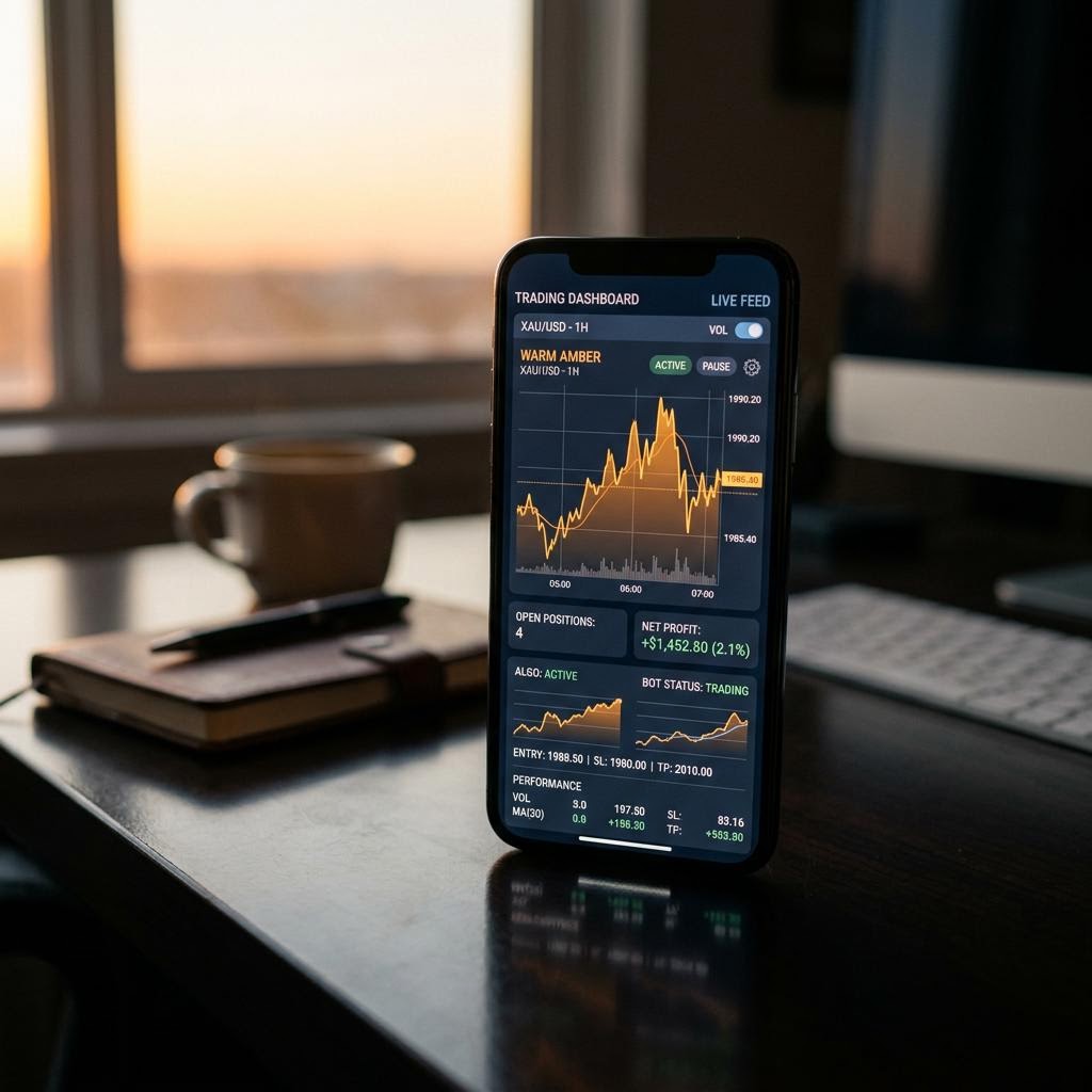 SlovarAIX krypto obchodná platforma na mobilnom rozhraní